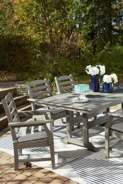 VISOLA OUTDOOR DINING TABLE GRAY SIGNATURE DESIGN