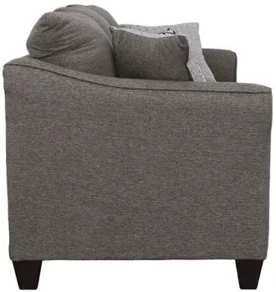 Coaster Salizar Upholstered Flared Arm Sofa Charcoal Grey