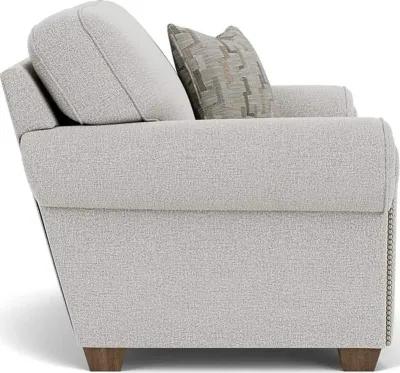 Flexsteel Carson Silver Fabric Glacier Chair