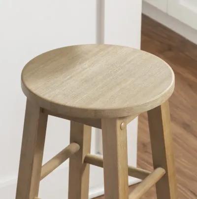 Linon 24 Inch Counter Stool Grey Wash