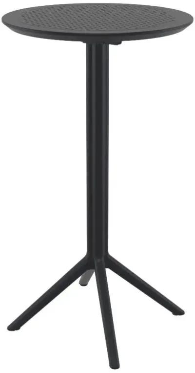 SKY ROUND FOLDING BAR TABLE 24" BLACK