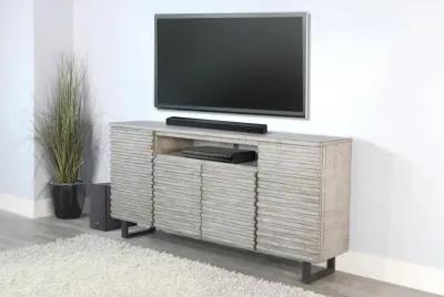 Sunny Designs Alpine Grey 72 Inch Media TV Stand Console