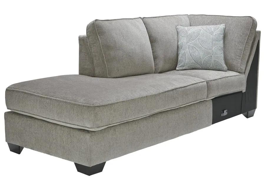 ALTARI 2-PIECE SLEEPER SECTIONAL WITH CHAISE ALLOY SIGNATURE DESIGN