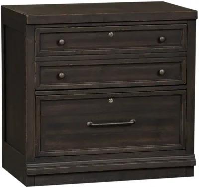 Liberty Furniture Harvest Home Black Bunching Lateral File Cabinet