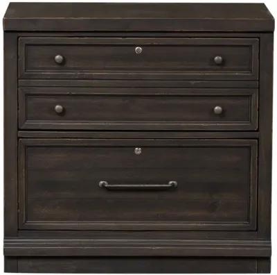 Liberty Furniture Harvest Home Black Bunching Lateral File Cabinet