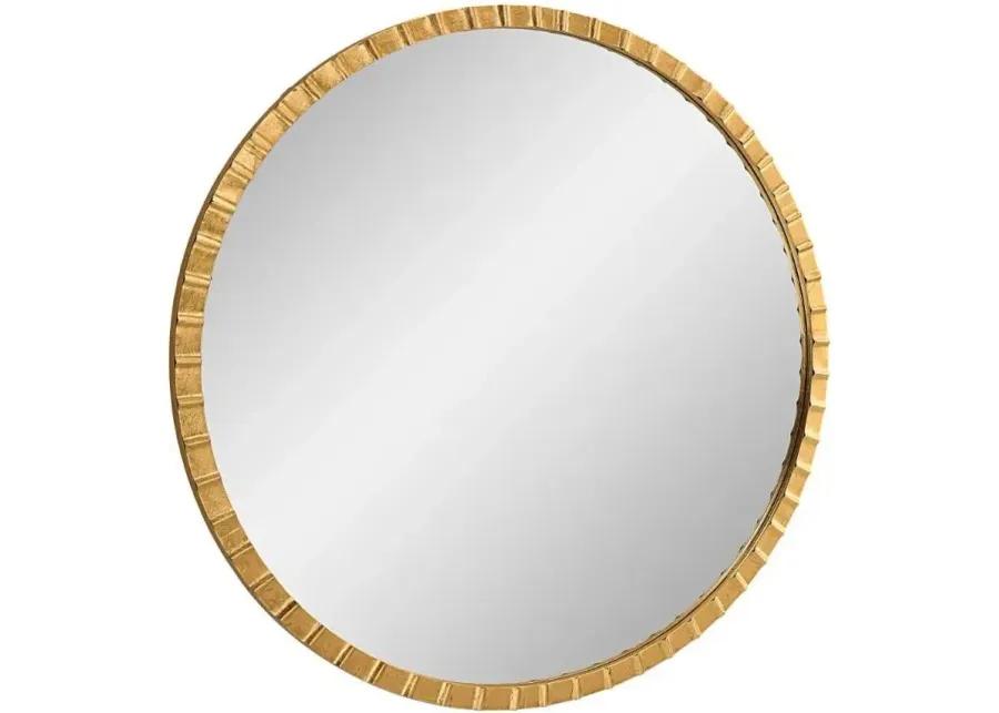 DANDRIDGE GOLD ROUND MIRROR