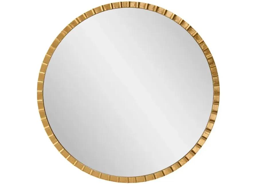 DANDRIDGE GOLD ROUND MIRROR