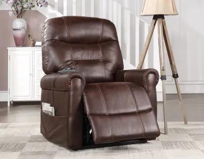 Ottawa Walnut Power Lift Chair with Heat & Massage