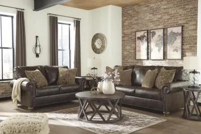 Ashley Nicorvo Coffee Loveseat