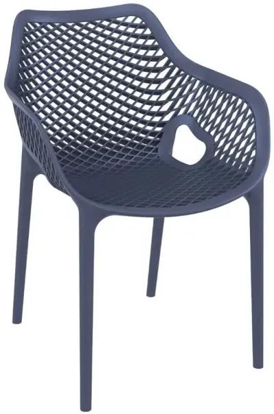 Compamia Air XL Outdoor Dining Arm Chair Dark Gray