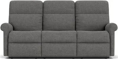 Flexsteel Davis Gray Flagstone Reclining Sofa