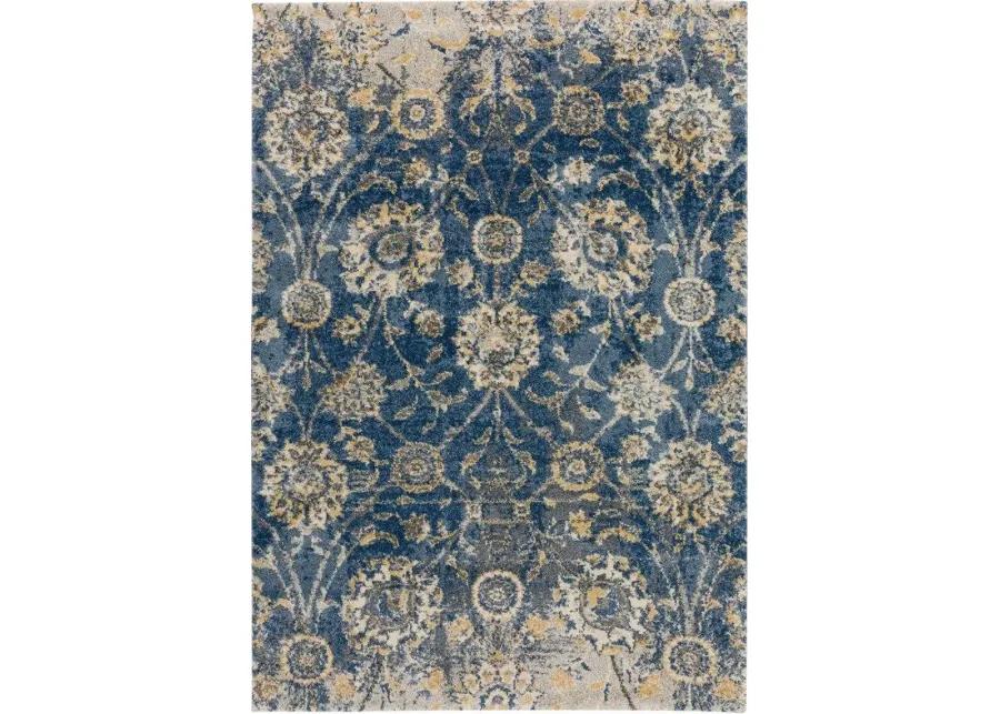 ORLEANS INDIGO 5'X8' AREA RUG