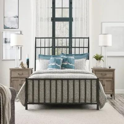 Kincaid Acquisitions Sylvan Black Queen Metal Bed