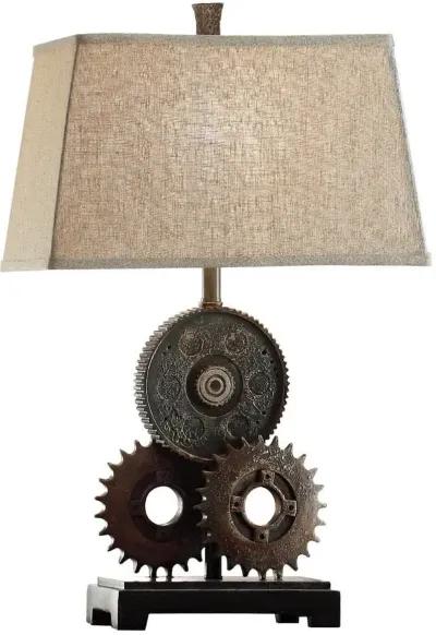 Crestview Gears Antique Metal Table Lamp