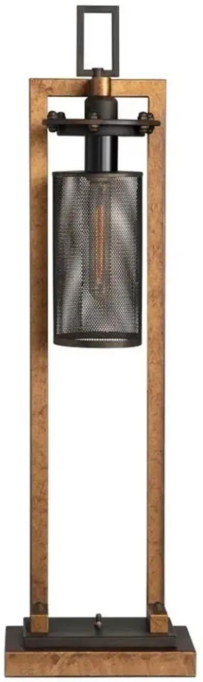 Crestview Gibson Lacquered Copper & Iron Table Lamp