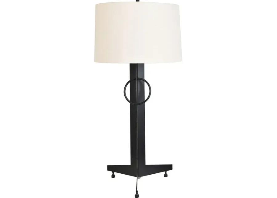 WINDERMERE BLACK/WHITE TABLE LAMP