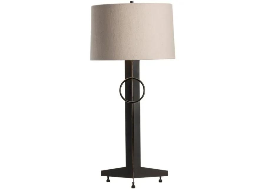 WINDERMERE BLACK/WHITE TABLE LAMP