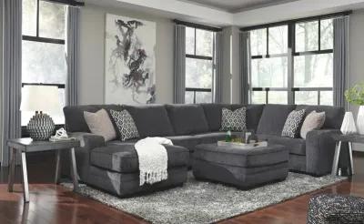 Ashley Tracling 3-Piece Sectional with Chaise Left-Arm Facing Slate