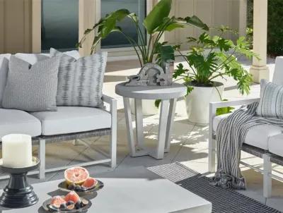 COASTAL LIVING OUTDOOR SOUTH BEACH CHALK END TABLE