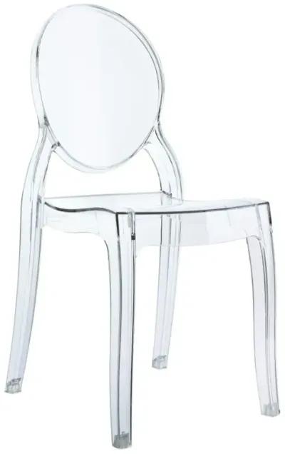 Compamia Kids/Teens Baby Elizabeth Transparent Clear Chair