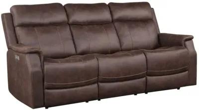 Steve Silver Valencia Walnut Power Reclining Sofa