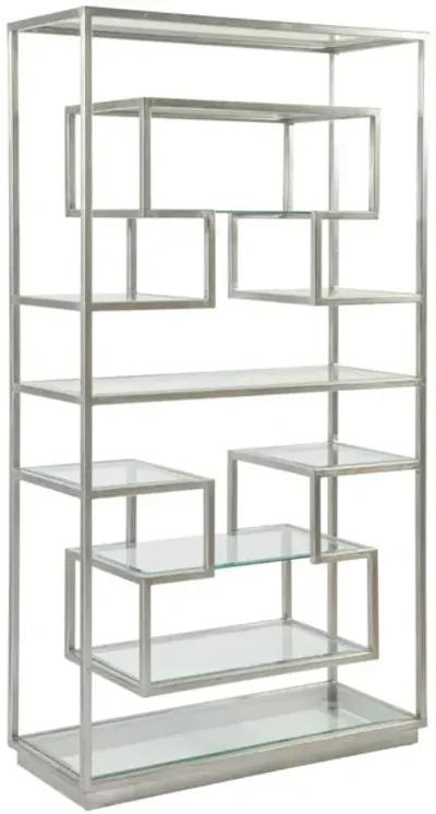 Artistica Home by Lexington Metal Designs Silver Leaf Metal Holden Bookcase