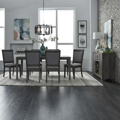 7-Piece Copper Grove Greystone Rectangular Dining Table Set - Tanners Creek