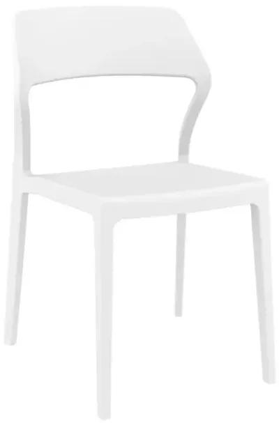 Snow Dining Chair White