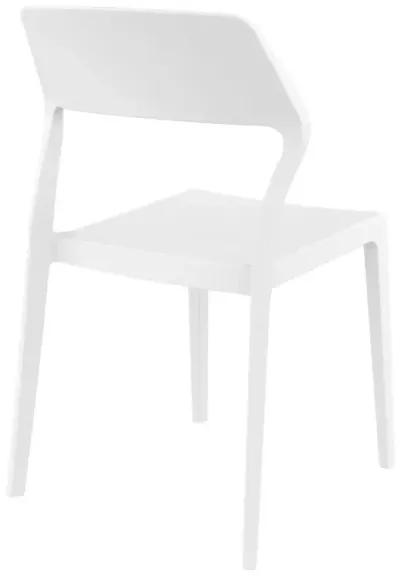 Snow Dining Chair White