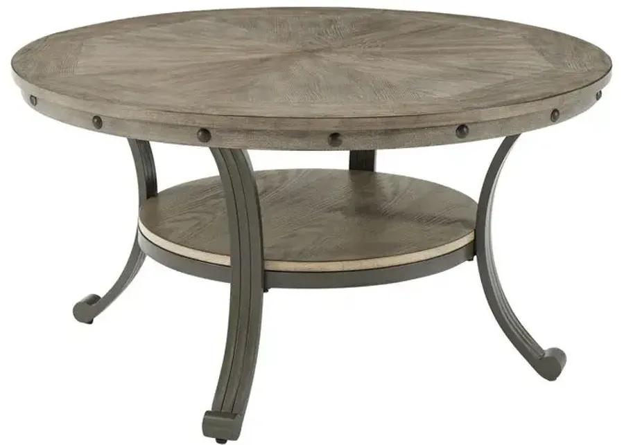 FRANKLIN COCKTAIL TABLE - PEWTER