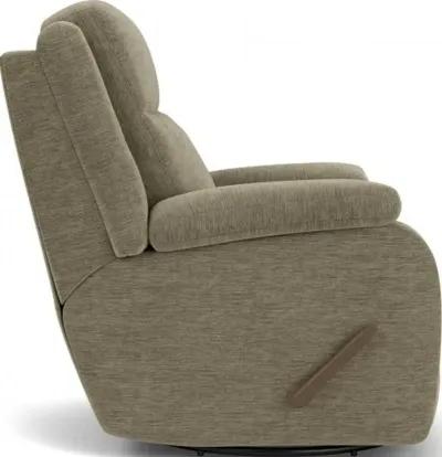 Flexsteel Magnus Dune Swivel Gliding Manual Recliner