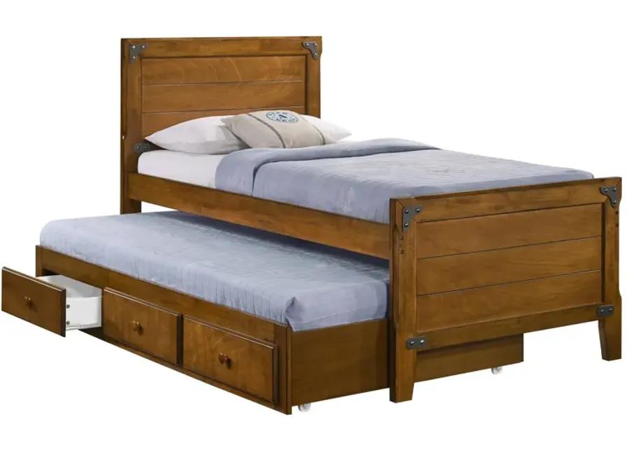 GRANGER TWIN CAPTAIN'S BED RUSTIC HONEY BROWN GRANGER CAPTAIN'S BED