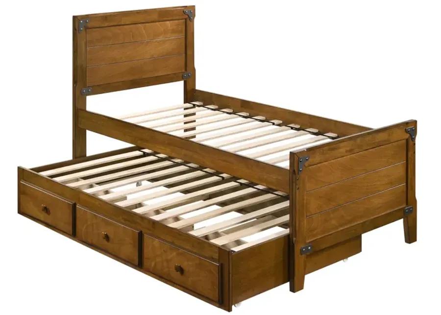 GRANGER TWIN CAPTAIN'S BED RUSTIC HONEY BROWN GRANGER CAPTAIN'S BED