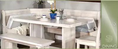 BAYSIDE MARBLE WHITE BREAKFAST NOOK