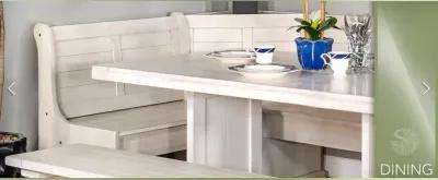 BAYSIDE MARBLE WHITE BREAKFAST NOOK