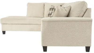 Ashley Abinger 2-Piece Chaise Sectional Left-Arm Facing Natural