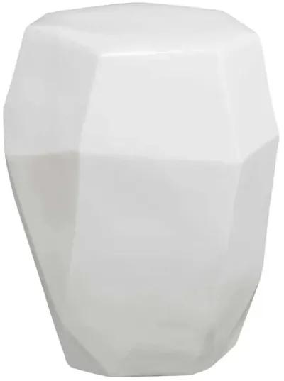 MAQUETTE WHITE OUTDOOR GARDEN STOOL