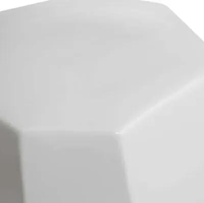 MAQUETTE WHITE OUTDOOR GARDEN STOOL