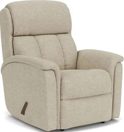 LUNA BROWN TRUFFLE ROCKING MANUAL RECLINER