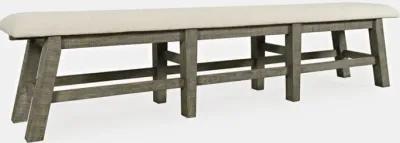 Jofran Telluride 85Inch Dining Bench Driftwood