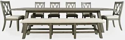 Jofran Telluride 85Inch Dining Bench Driftwood