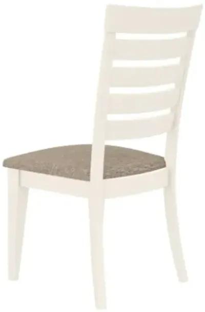 Canadel Gourmet Canvas Ladder Back Dining Side Chair