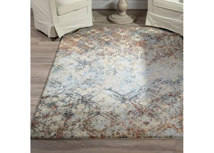 AERO MULTI-COLORED 5'X8' AREA RUG