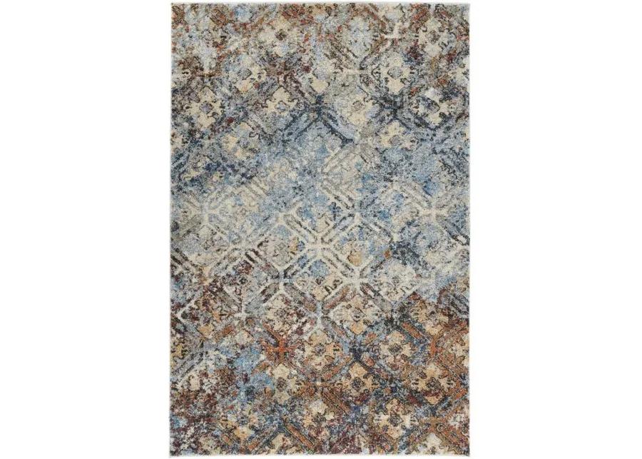 AERO MULTI-COLORED 5'X8' AREA RUG