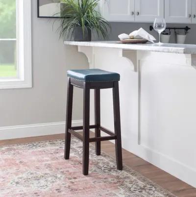 Linon Claridge Blue Bar Stool