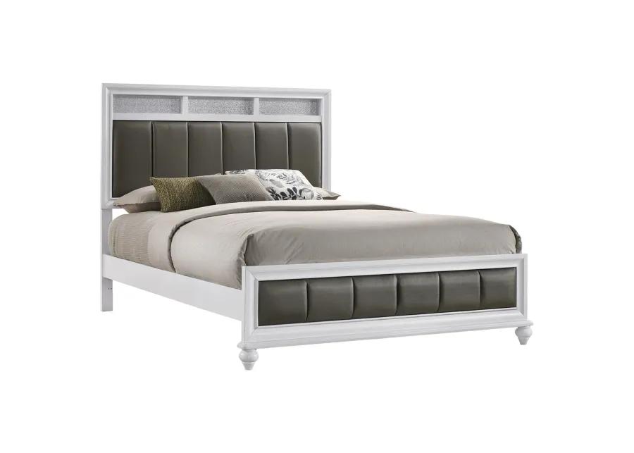 BARZINI CALIFORNIA KING BED WHITE