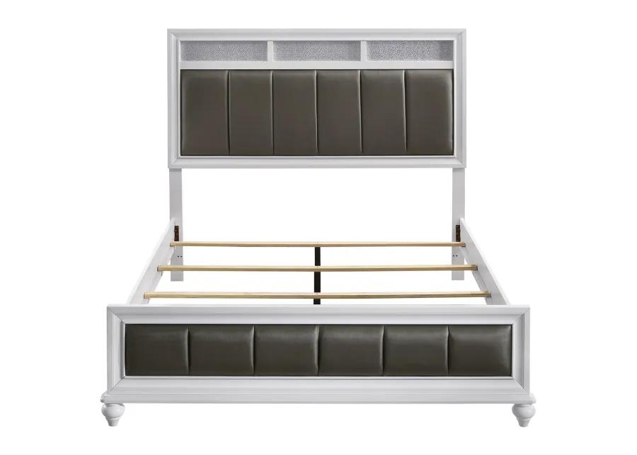 BARZINI CALIFORNIA KING BED WHITE