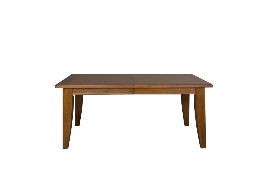 RECTANGULAR LEG TABLE - OAK - TREASURES