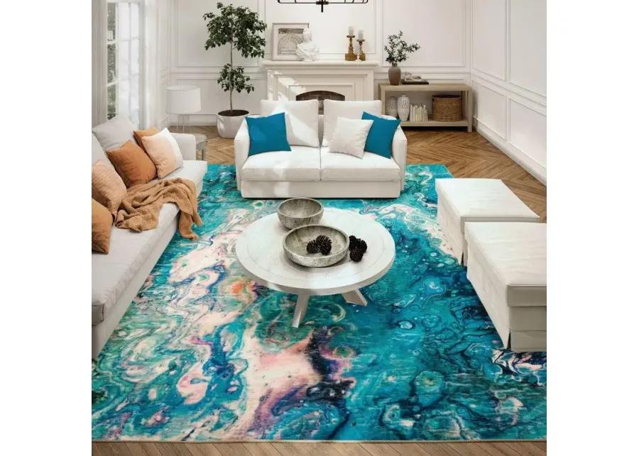 KIKIAMO LAGOON 5'X8' AREA RUG