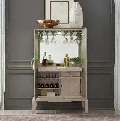 Liberty Furniture Montage Platinum Bar Cabinet